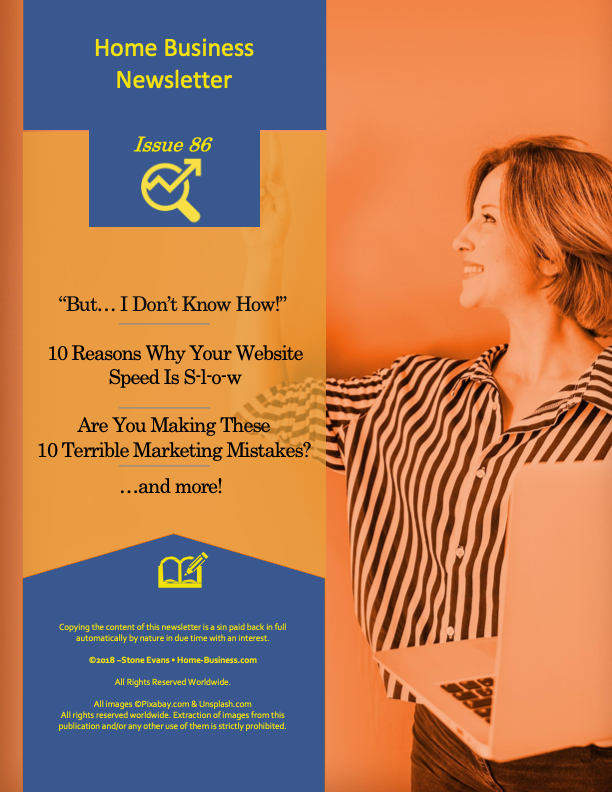 Home Business Newsletter #86